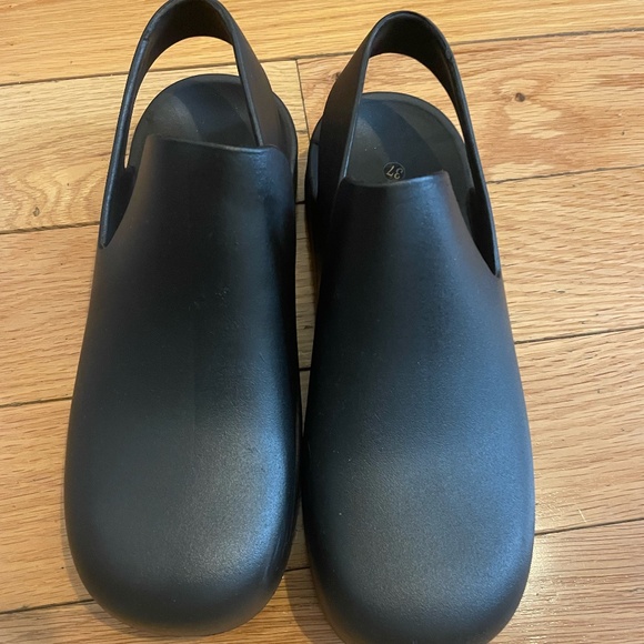 Rainy black rubber clogs - Picture 3 of 4